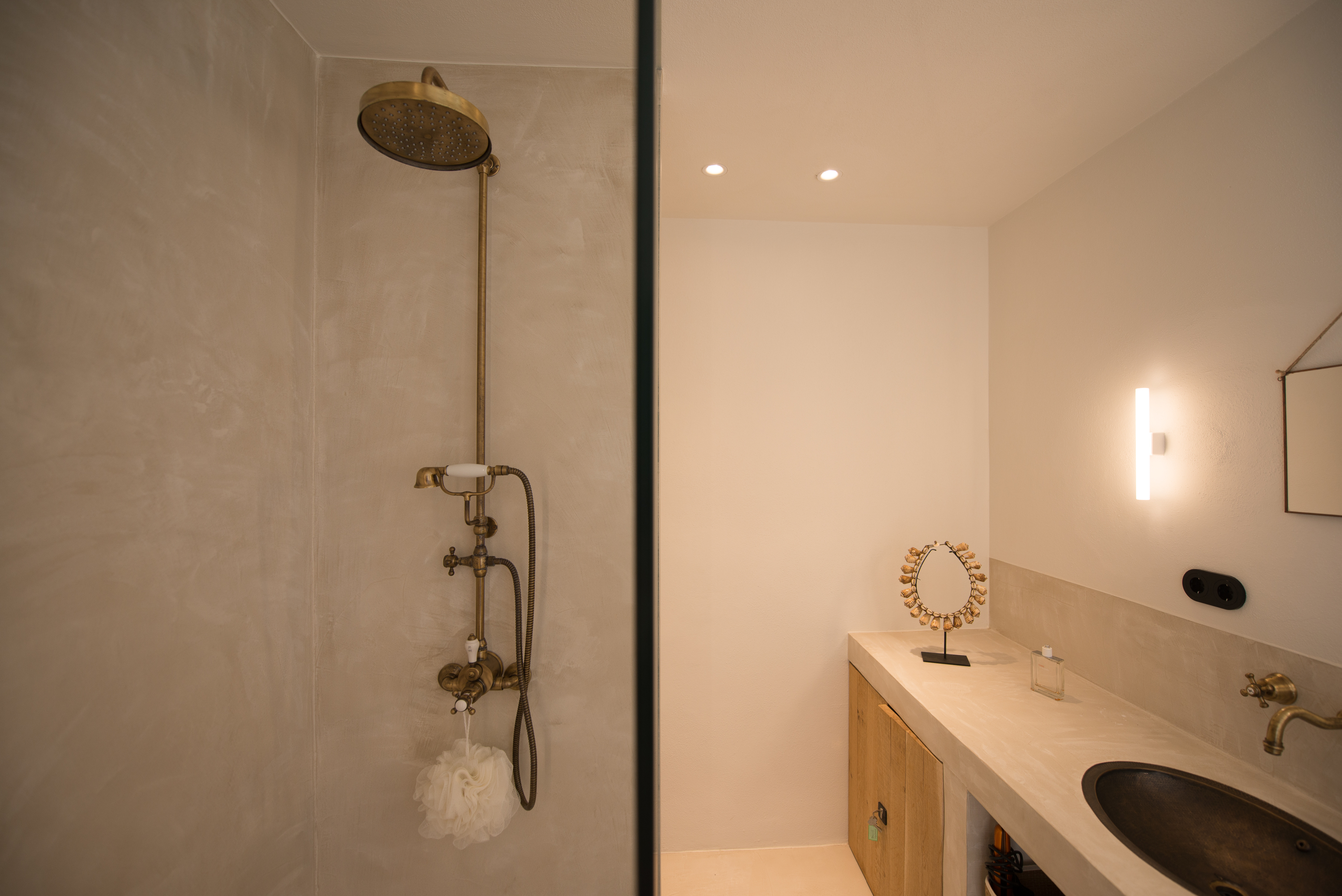 Resa estates ibiza luxury home for sale cala tarida tourise license bathroom shower.jpg